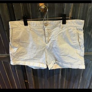Gap striped shorts size 8